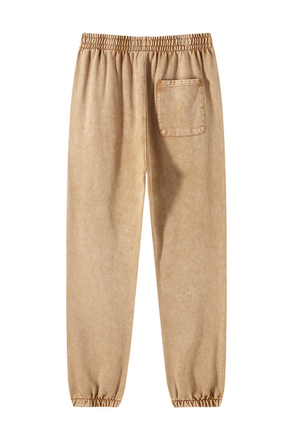 100% Cotton 420GSM Washed Sweatpants