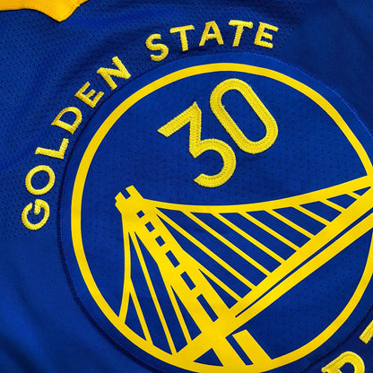 Golden State Warriors Stephen Curry #30 blue Throwback Jersey - Dense Embroidery