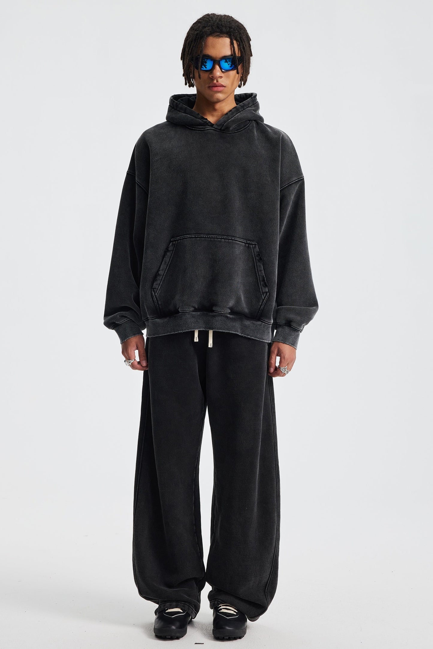 370GSM Fleece Pigment Dyed Sweatpants