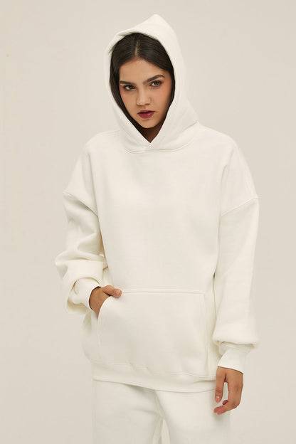 350GSM Fleece Solid Color Hoodie
