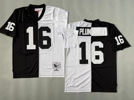 Mens Jim Plunkett#16 Los Angeles Raiders Vintage Throwback Jersey