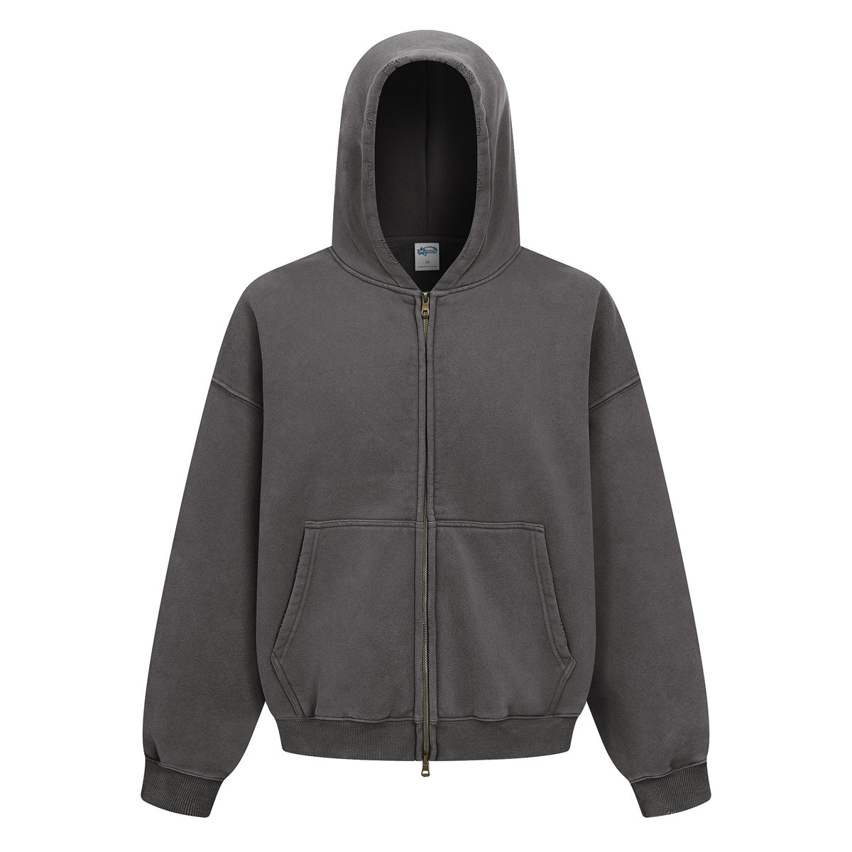 370GSM Pigment Dyed Fleece Boxy Hoodie