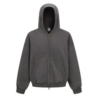370GSM Pigment Dyed Fleece Boxy Hoodie