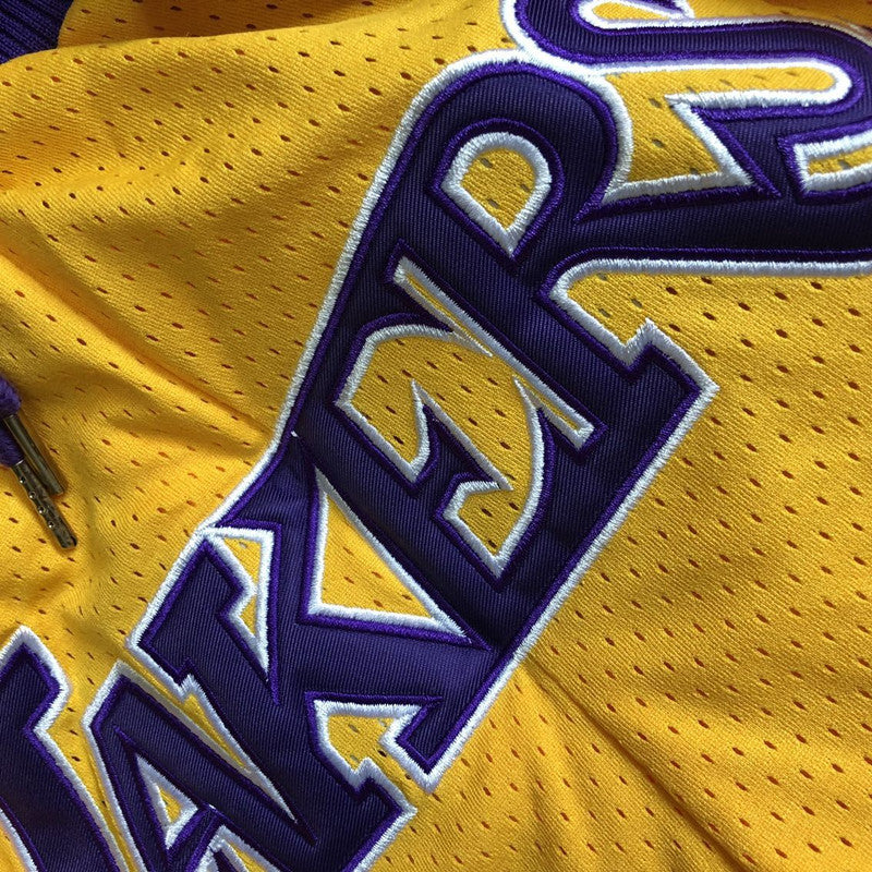 Los Angeles Lakers yellow Pocket Shorts