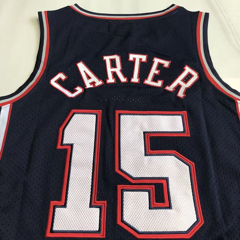 Brooklyn Nets Vince Carter #15 2006 Throwback Jersey - Dense Embroidery