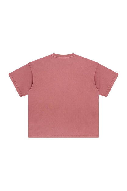 250GSM Pigment Dyed Washed Tee