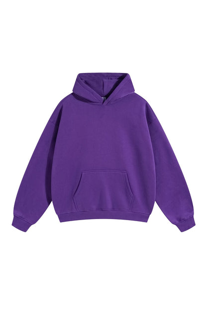 350GSM Fleece Solid Color Hoodie