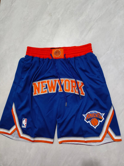 New York Knicks Blue Regular Edition Pocket Shorts