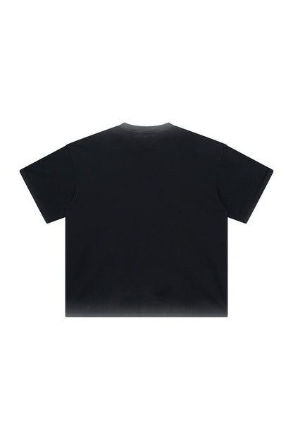 250GSM Double Stitch Sleeve Hem Washed Tee