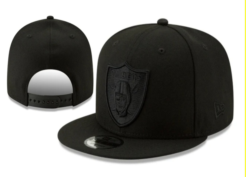 Las Vegas Raiders Black Snapback Cap