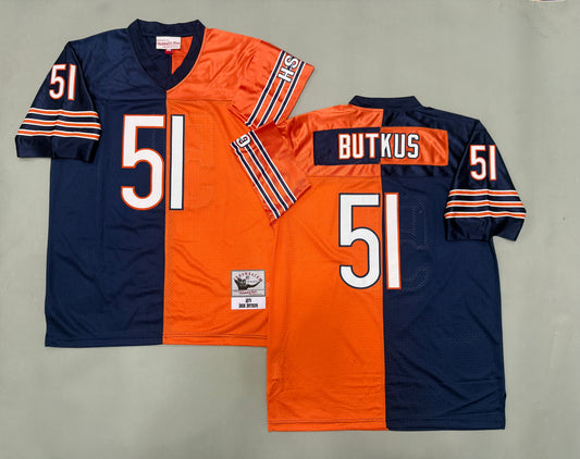 Mens Dick Butkus#51 Chicago Bears Vintage Throwback Jersey