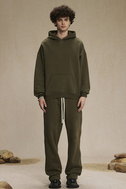350GSM Relaxed Solid Color Sweatpants