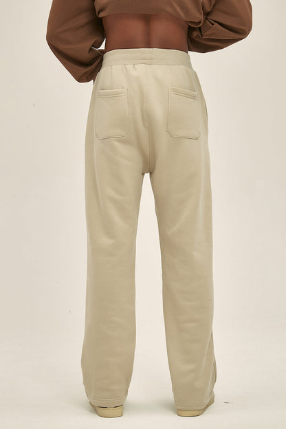 365GSM Patchwork Solid Color Sweatpants