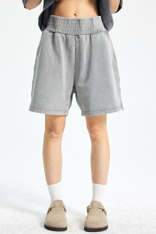 100% Cotton 430GSM High Weight Washed Short