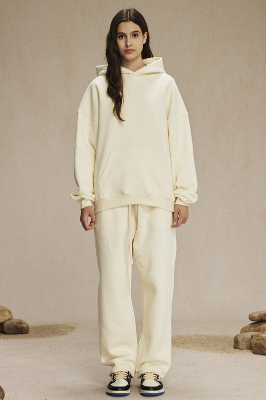 350GSM Relaxed Solid Color Sweatpants