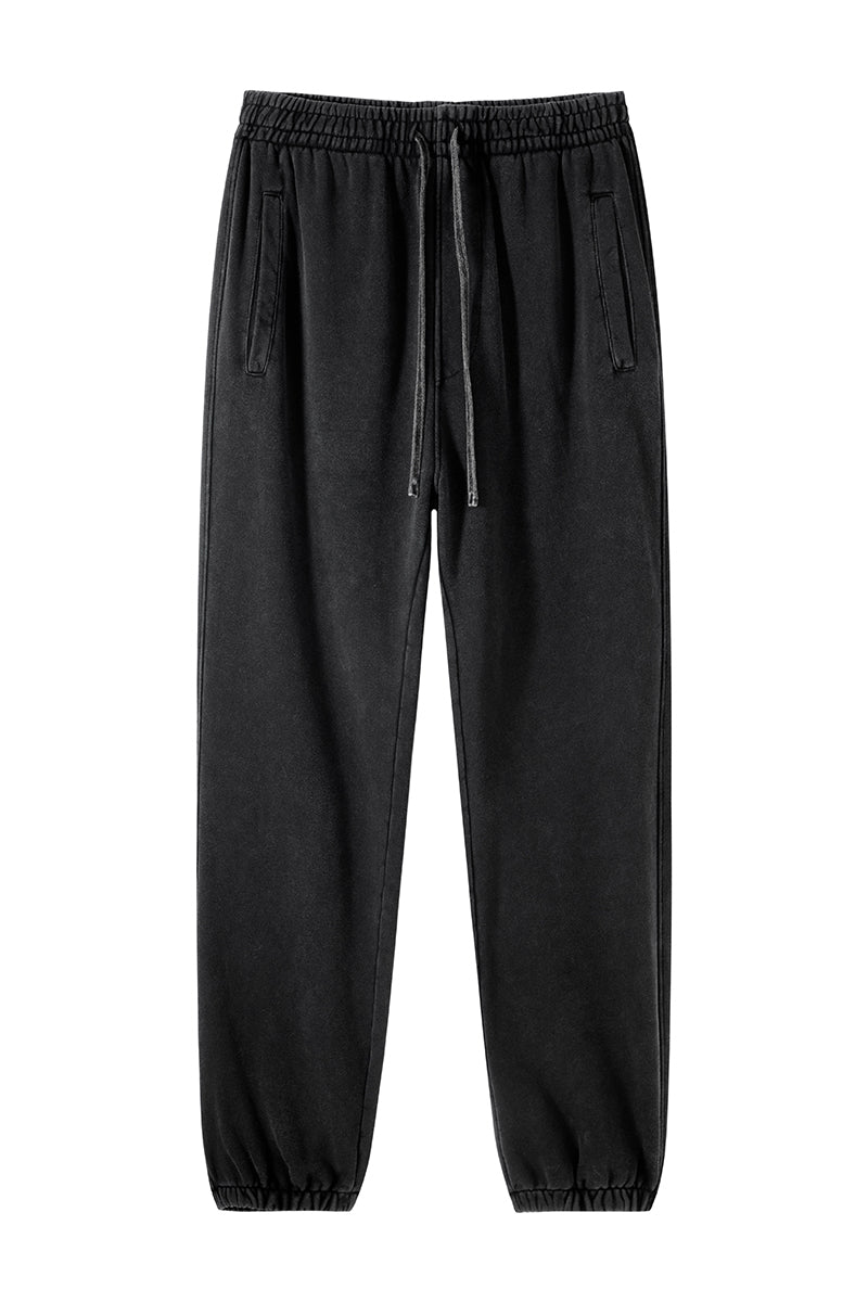 100% Cotton 420GSM Washed Sweatpants