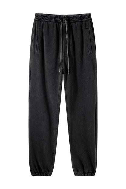 100% Cotton 420GSM Washed Sweatpants