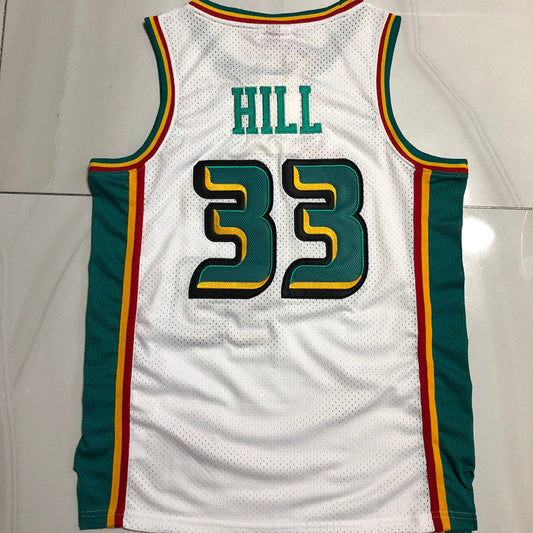 Grant Hill Detroit Pistons White 33 MN