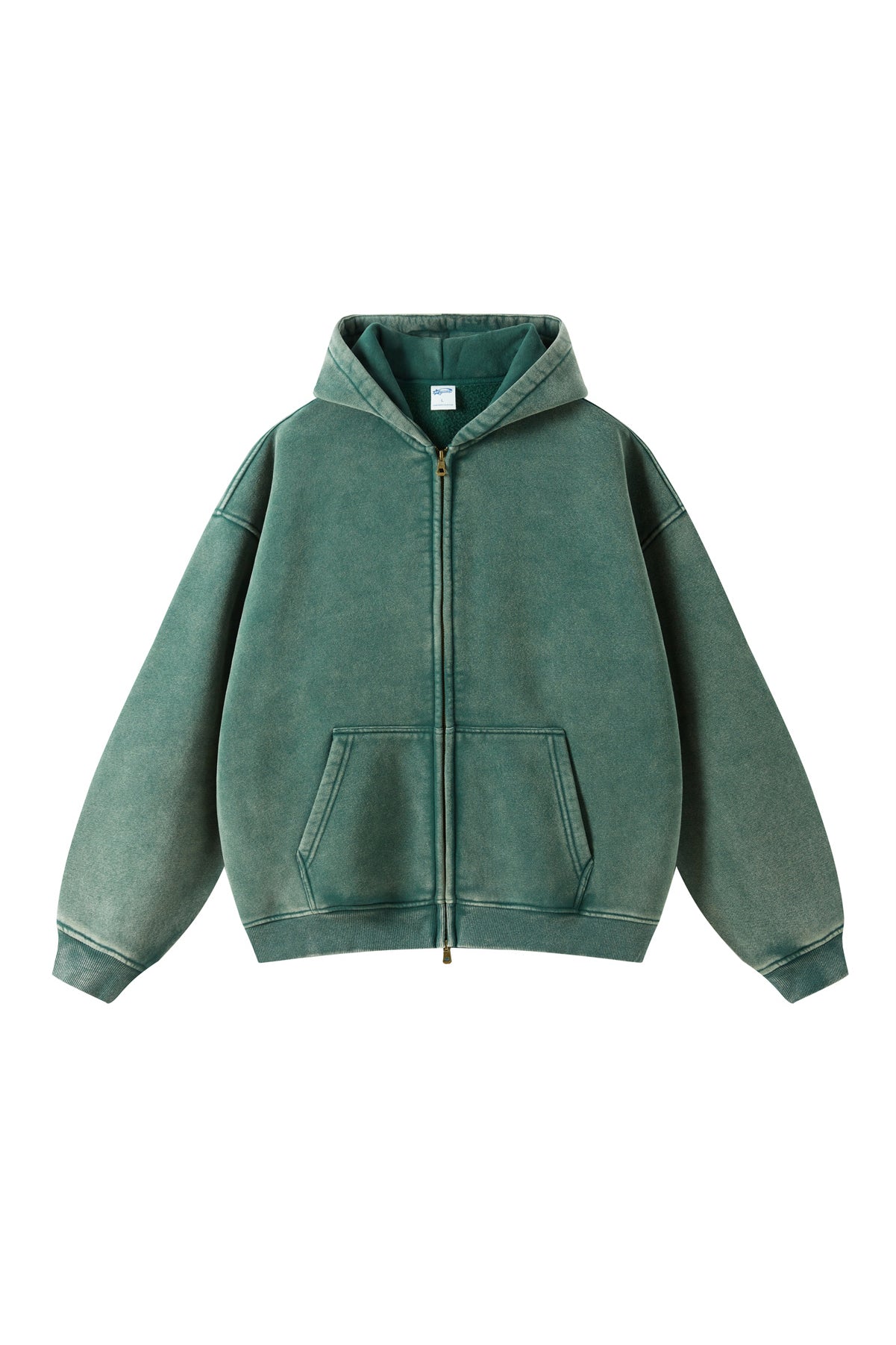 360GSM Washed Fleece Zipper Jacket