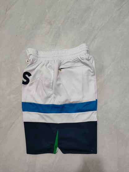 Minnesota Timberwolves White Regular Edition Pocket Shorts