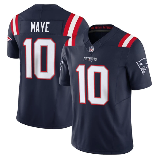 Drake Maye #10 New England Patriots Vapor F.U.S.E. Limited Jersey