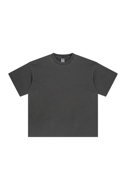 250GSM Pigment Dyed Washed Tee