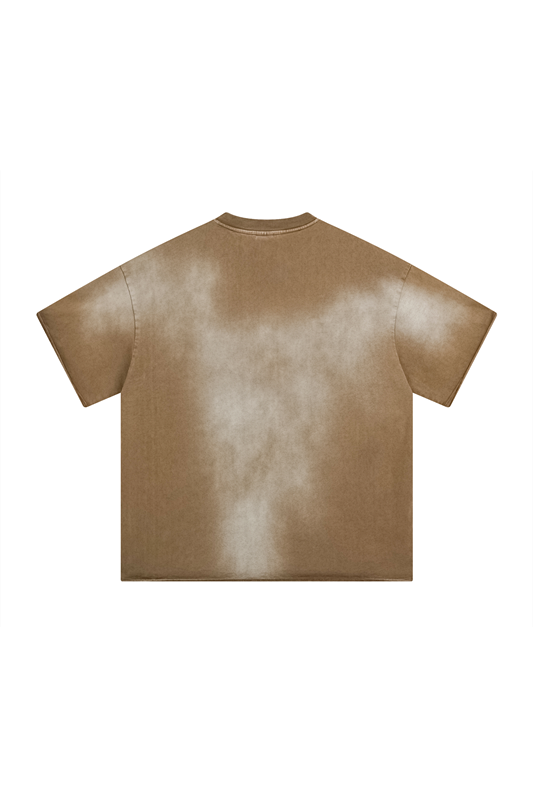 305GSM Gradient Sprayed Vintage Tee