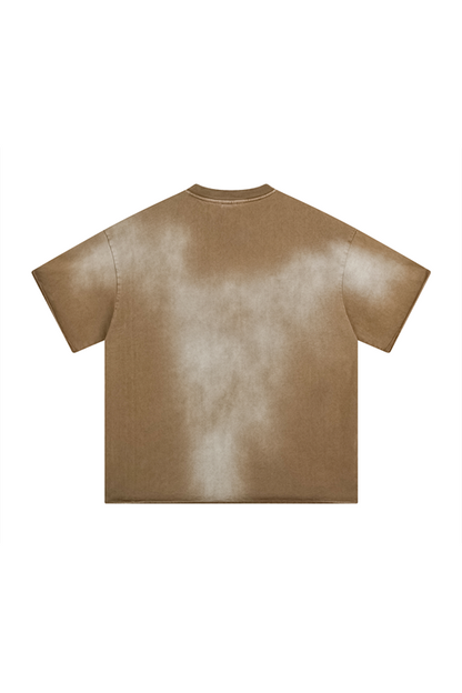 305GSM Gradient Sprayed Vintage Tee