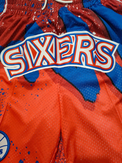 Philadelphia 76ers Red Swingman Pocket Shorts
