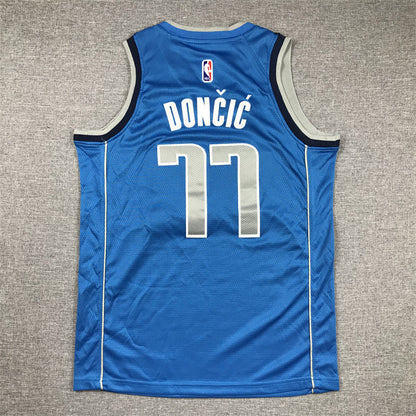Youth Luka Don?i? Dallas Mavericks #77 Embroidered  Jersey