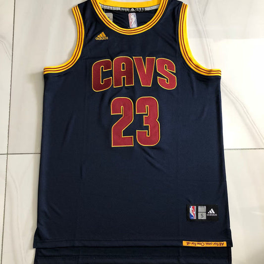 Cleveland Cavaliers LeBron James #23 Black-blue Throwback Jersey - Dense Embroidery