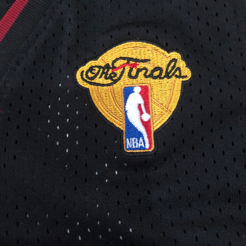 Miami Heat LeBron James #6 black 2012-2013 Throwback Jersey - Dense Embroidery