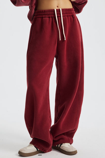 370GSM Fleece Pigment Dyed Sweatpants