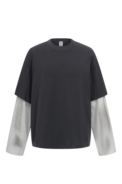 275GSM Washed Double Layer Long Sleeve