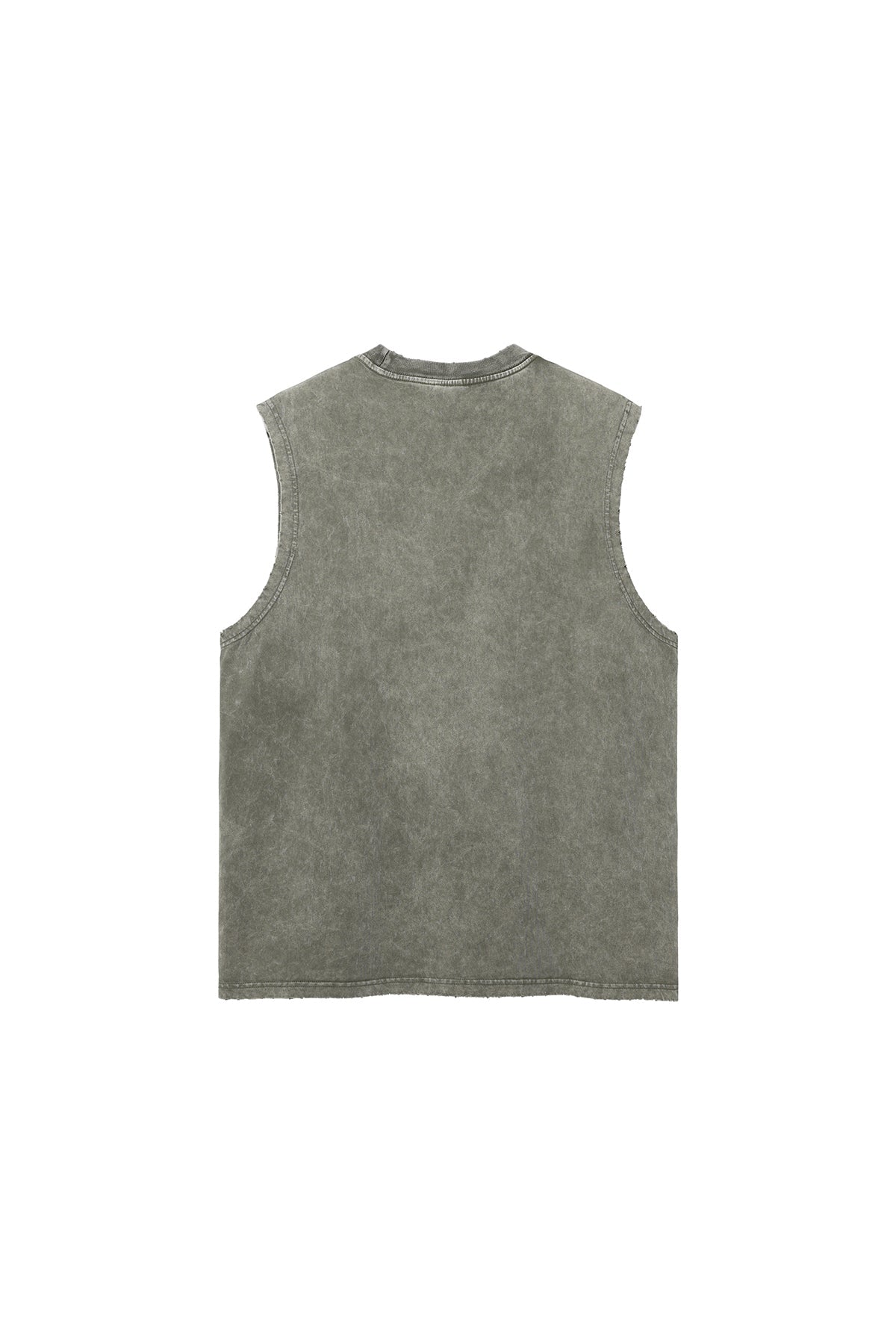 275GSM Distressed Washed Muscle Tee