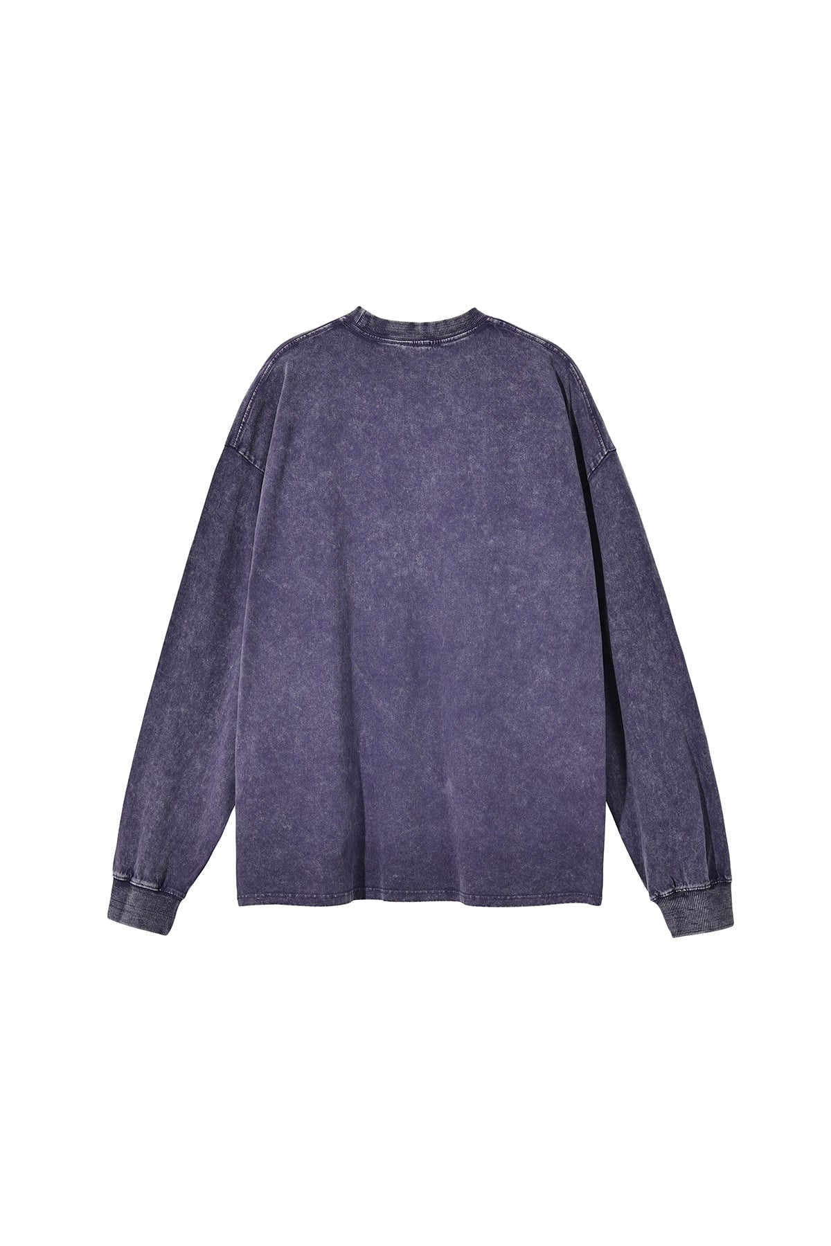 250GSM Vintage Washed Long Sleeve Crew