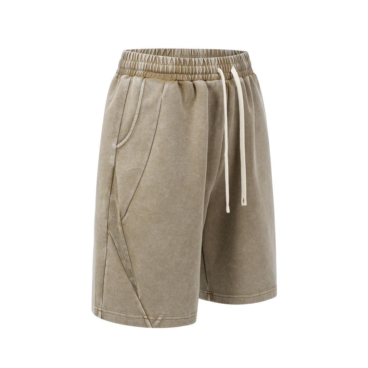 305GSM Splicing Washed Shorts