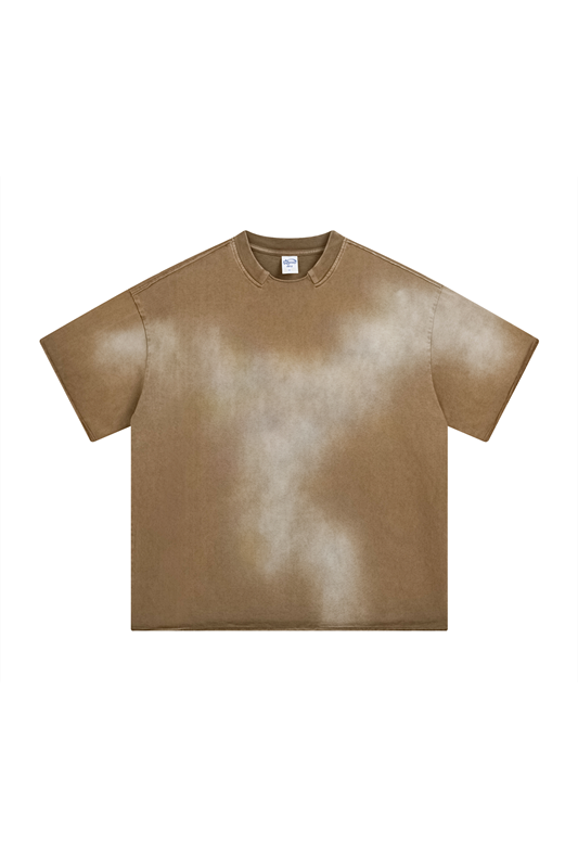 305GSM Gradient Sprayed Vintage Tee