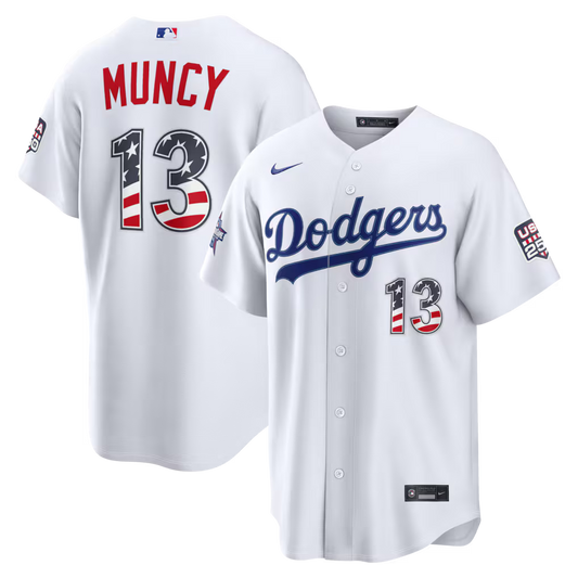 2026 All-Star Edition Stars & Stripes Los Angeles Dodgers Max Muncy Stadium Jersey - White