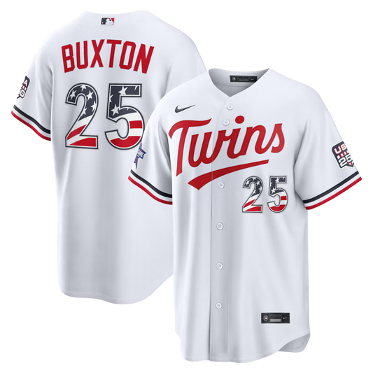 2026 All-Star Edition Stars & Stripes Minnesota Twins Byron Buxton Stadium Jersey - White