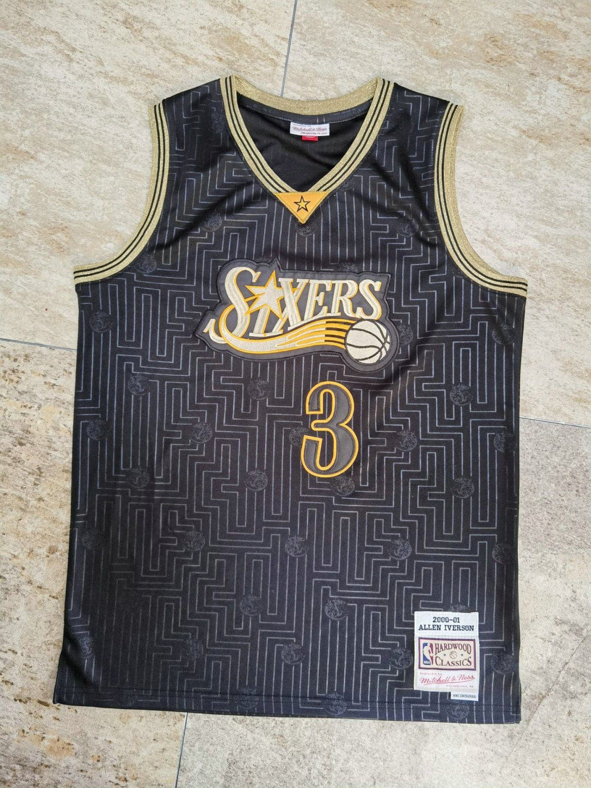 Allen Iverson Philadelphia 76ers Throwback Jersey