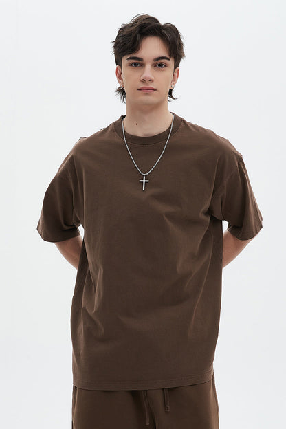 250GSM Pigment Dyed Washed Tee