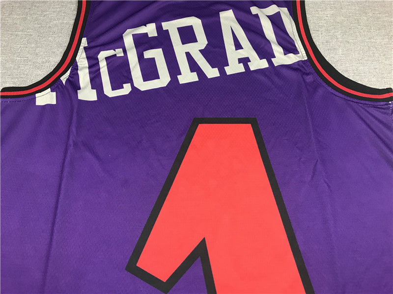 Toronto Raptors #1 MCGRADY Purple Jersey MN
