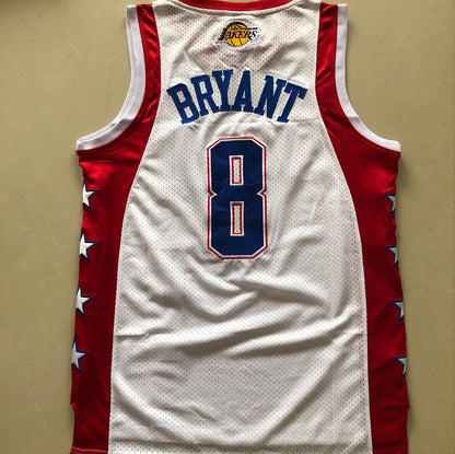 All-Star Kobe Bryant #8 Throwback Jersey - Dense Embroidery