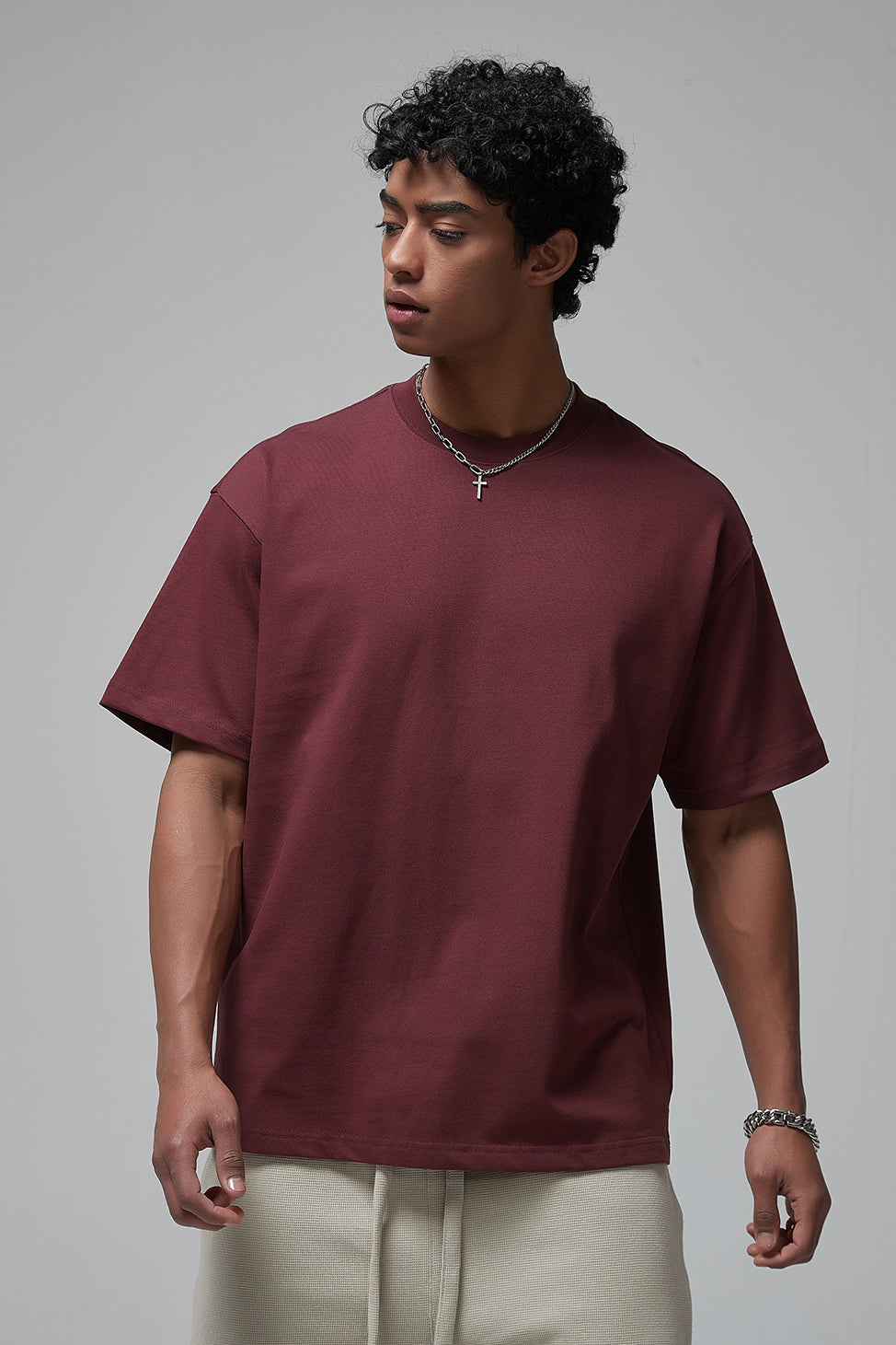 305GSM 22 Colors Solid Oversized Tee