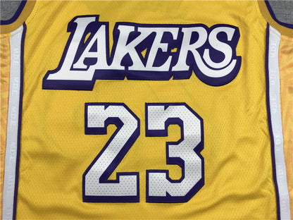 LeBron James Los Angeles Lakers #23 City Edition Swingman Set ― Embroidered