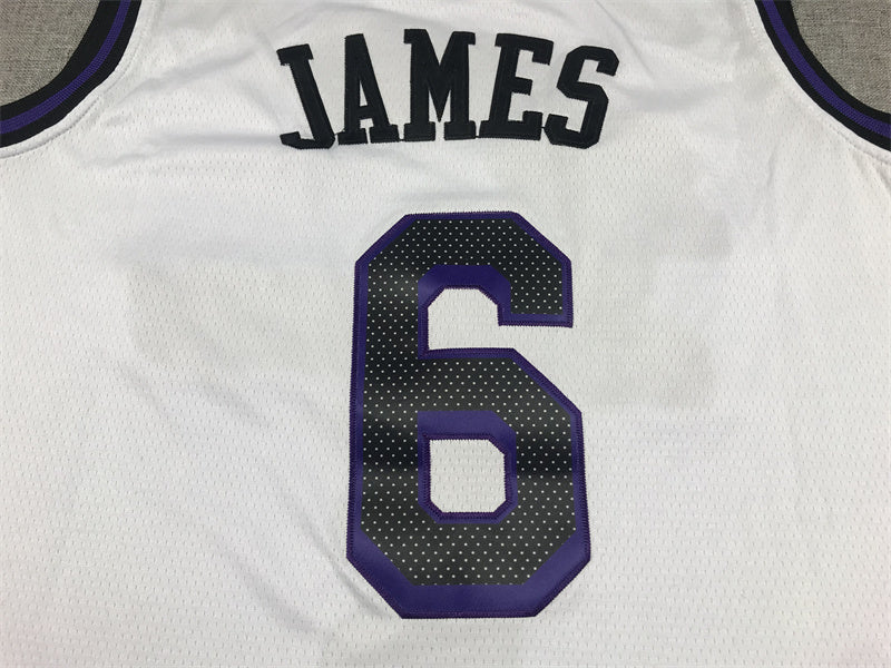 LeBron James #23 Los Angeles Lakers 2022 City Edition Swingman Jersey ― Embroidered