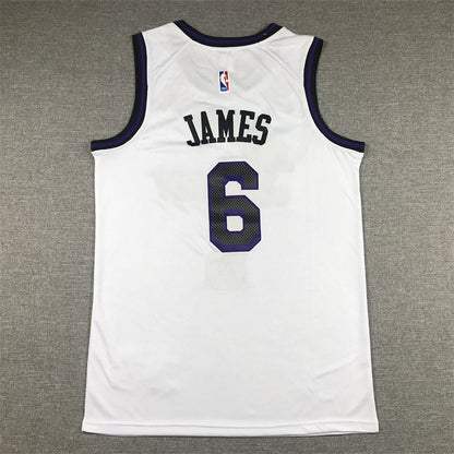 LeBron James #23 Los Angeles Lakers 2022 City Edition Swingman Jersey ― Embroidered