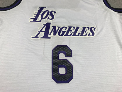 LeBron James #23 Los Angeles Lakers 2022 City Edition Swingman Jersey ― Embroidered