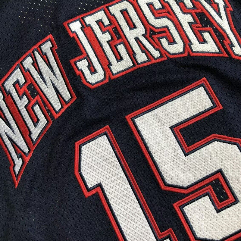 Brooklyn Nets Vince Carter #15 2006 Throwback Jersey - Dense Embroidery